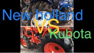 รีวิว รถไถNew Holland TC48R เทียบกับ รถไถKubota L5018 โดยผู้ใช้งานจริง ตอน1