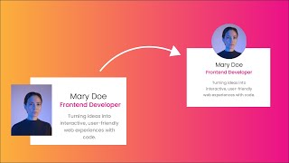 Responsive Profile Card UI – HTML & CSS Tutorial