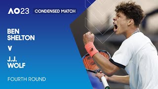 Ben Shelton v J.J. Wolf Condensed Match | Australian Open 2023 Fourth Round