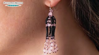 Phoebe Earrings - DIY Jewelry Making Tutorial by PotomacBeads