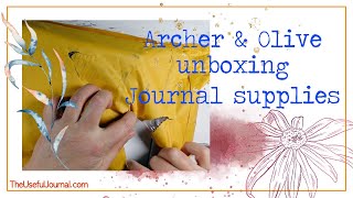 Archer & Olive haul unboxing