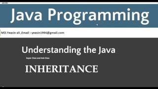 Bangla Java programming Tutorial : Inheritance