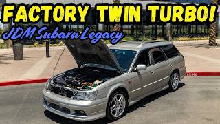 Factory Twin Turbocharged JDM Subaru Legacy GTB 6-speed