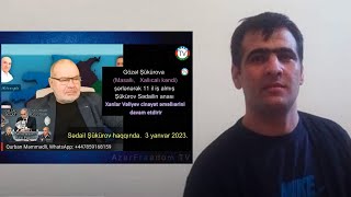 1.6.23: AzerFreedom ailəsinin növbəti uğuru, Sədayıl Şükürov (Tərtər işi) bəraət alıb azadlığa çıxdı