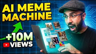 I Created a Viral Meme Channel in 24 Hours using ONLY AI