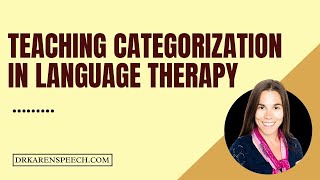 Teaching categorization: What most people do wrong.