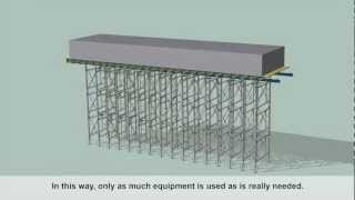 Dokamatic Table formwork with load-bearing shoring tower Staxo 100