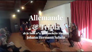 Consort Pere Serra: Allemande \u0026 Tripla - J. H. Schein