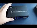 4 PORT VIDEO AUDIO SWITCH