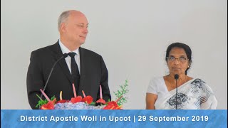 District Apostle Woll in Upcot | 29 September 2019