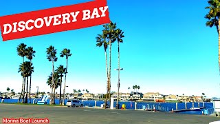 Discovery Bay California, ( Marina Boat Launch ) Driving Tour 4k USA