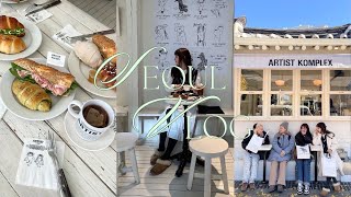 【vlog】2泊3日韓国女子旅🧤|リピしてるごはん屋さんとカフェ🥢🫖|ショッピング✮⋆˙