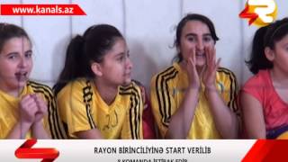 SHEKIDE QIZLAR ARASI VOLEYBOL YARISI BASLADI