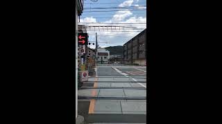 【京都の日常】京阪鳥羽街道駅の京阪本線・JR奈良線の踏切！！