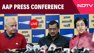 AAP Press Conference | Delhi CM Press Conference Live | Delhi CM Addresses Press Conference