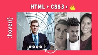 Team section Effect - HTML CSS - Hindi