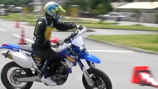 沖縄バイクジムカーナ2017　6月大会　Nクラス4番 WR250F