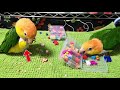 飼い主はおもちゃを作ろうとしたんだ・・・。【シロハラインコ プレーリードッグ caique parrot prairie dog】