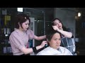 asmr 新感覚。2人の美容師によるwヘアカットで癒します good sleep asmr haircut