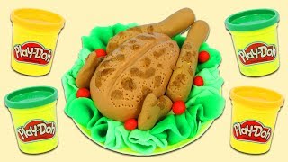 How to Make Cute Play Doh Thanksgiving Turkey | Fun & Easy DIY Play Dough Art!