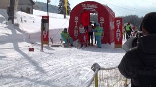 2015年クロスカントリースキー長野県大会週間 3K CL 中女スタート　ひなこ