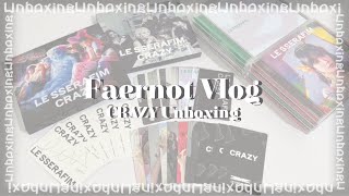 【FEARNOT Vlog】 Le sserafim CRAZY JP Unboxing⚡️🖤/KPOP album/르세라핌/피오나로그