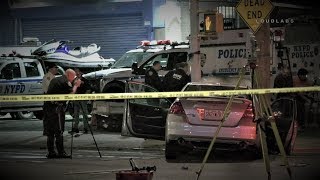 2 Kids & Adult Critically Injured Car Crash in front of Precinct