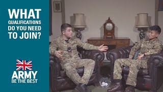 Myth Busting: Army Edition - What qualifications do you need to join?