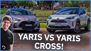 Should I Buy A 2024 Toyota Yaris Or A Toyota Yaris Cross? Hatchback VS SUV comparison | Drive.com.au