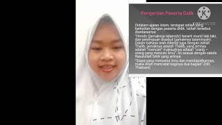 Etika peserta didik ٫Karakteristik peserta didik٫Urgensi pengenalan peserta didik