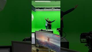 Realtime Virtual Studio. Green Screen to virtual scenes. Unreal Engine 5