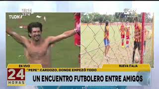 Ídolos de la Albirroja se reencuentran en la cancha