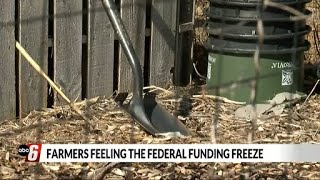 Farmers feeling effects of the federal freeze