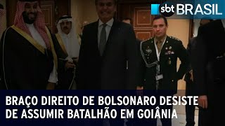 Braço direito de Bolsonaro desiste de assumir batalhão em Goiânia | SBT Brasil (24/01/23)