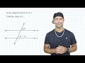 Angles Formed By A Transversal Crossing Parallel Lines And Solving For x.