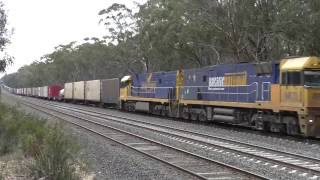 Late running 3BM4 and 3BM7 at Seymour- 16/6/16