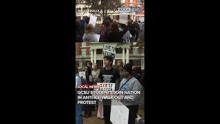 GCSU Students hold anti-ICE protest