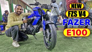 New Yamaha FZS V5 Flex Fuel Fazer Model E100 Full Detail Review