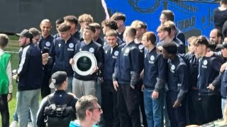 Arminia Bielefeld U17 Deutscher Meister Ehrung vor den Fans