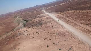 WestAir Cessna Caravan taxi and takeoff, Palmwag Lodge Airport, Namibia, 2023-05-22