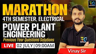 Powerplant Engineering, 4th Semester, Previous year question solution (pyqs) by Vinay sir | Marathon