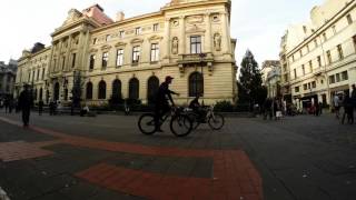 Bucharest’s Old Town - The National Bank of Romania [4K] [GoPro] [2015]