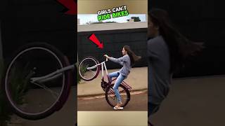 You Won’t Believe This Girl’s Bike Skills! 🚲 #shorts