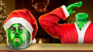 12 Christmas Magic Tricks And Pranks With Grinch!