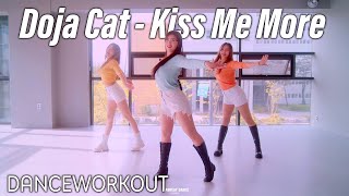 Doja Cat -  Kiss Me More (Lyrics ft. SZA) | DANCEWORKOUT | How To Dance | 몸치탈출 춤배우기