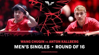 Wang Chuqin vs Anton Kallberg | MS R16 | Singapore Smash 2025