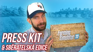 PRESS KIT \u0026 SBĚRATELSKÁ EDICE FARMING SIMULATOR 22 | Unboxing