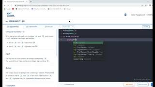 Assignment-2B |Compare Numbers-10 | Python | Nxt wave