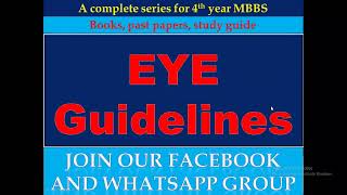 Eye Guidelines | Ophthalmology Guidelines