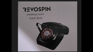 Revospin Wedding Audio Guest Book Unboxing